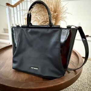 Steve Madden Black Tote Bag